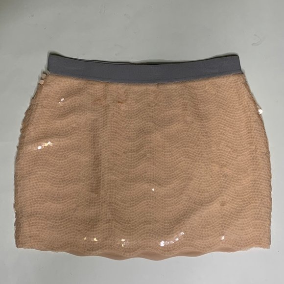 BCBG MaxAzria peach mini skirt - Picture 1 of 8